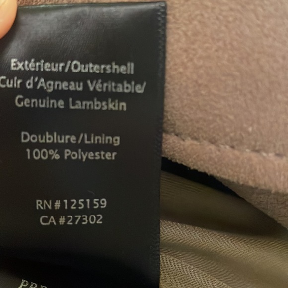 Mackage genuine lamb skin suede jacket - Picture 4 of 7